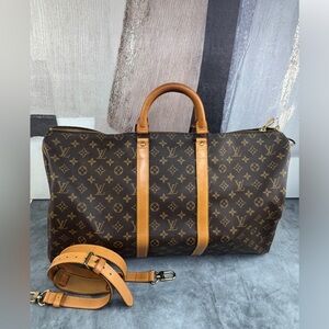 🌵Authentic Vintage  Louis Vuitton Keepal 55 Bandouliere 🌵